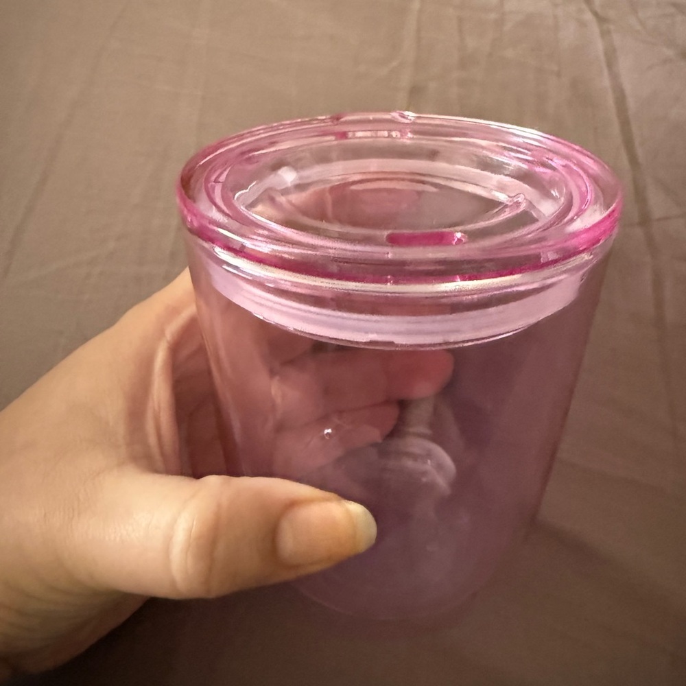 Purple Double-Walled Tumbler with Lid - Picture 4 of 4